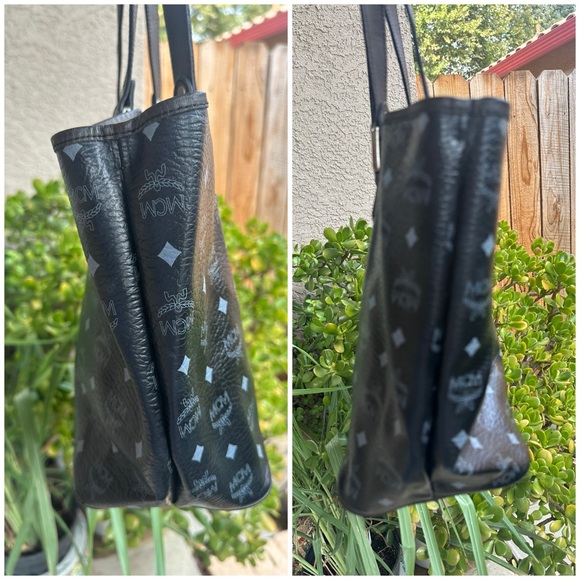 MCM Princess Lion patchwork Leather Tote Bag - Picture 8 of 12